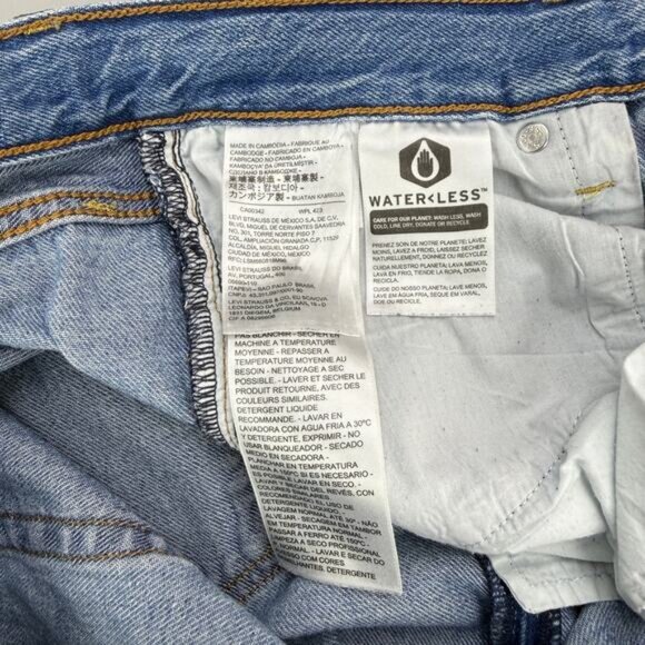 LEVI'S Ribcage Straight Ankle Size 29 At The Ready - Picture 5 of 8